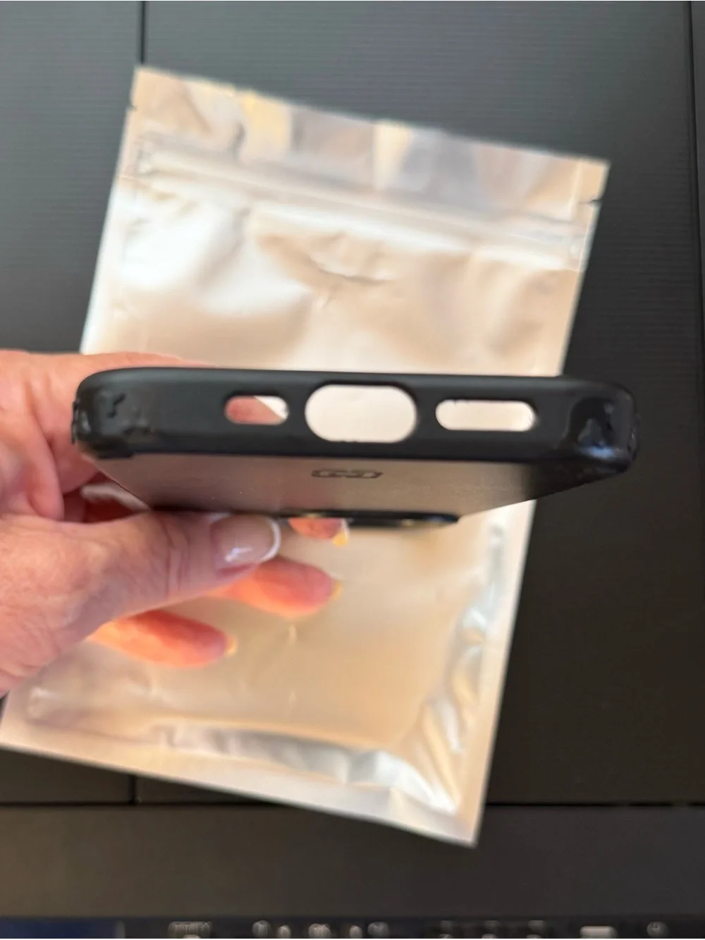 Incipio Black Protective Iphone 15 Case with Raised Button Covers